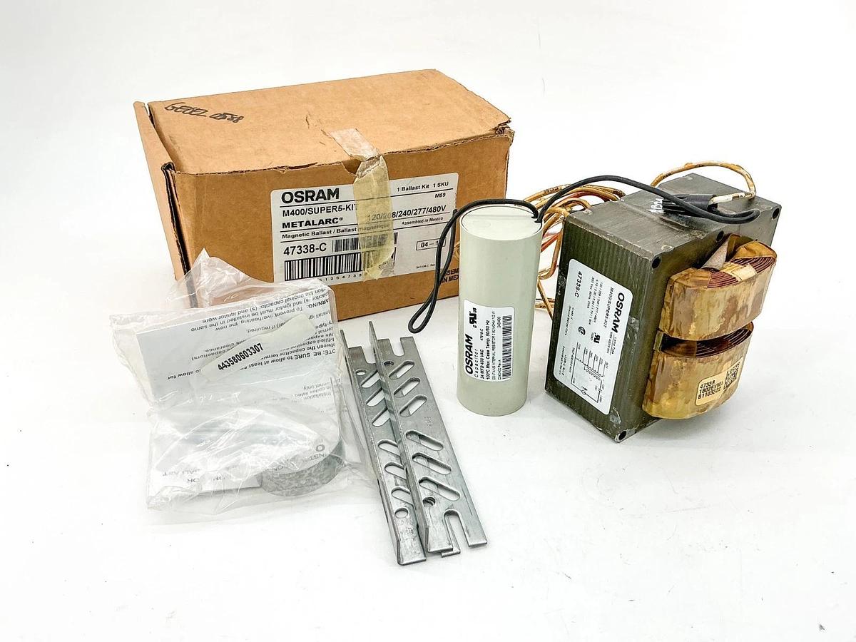 New Osram 47338-C Magnetic Ballast Transformer 120/480V M400/SUPER5-KIT