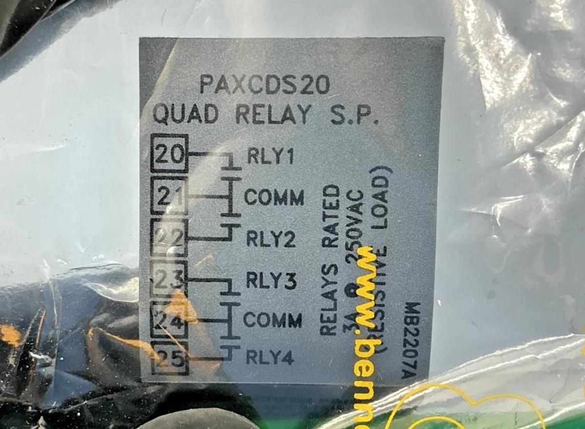 New Red Lion PAXCDS20 SetPoint Output Plug-In Option Card 3A 250VAC PAXCDS