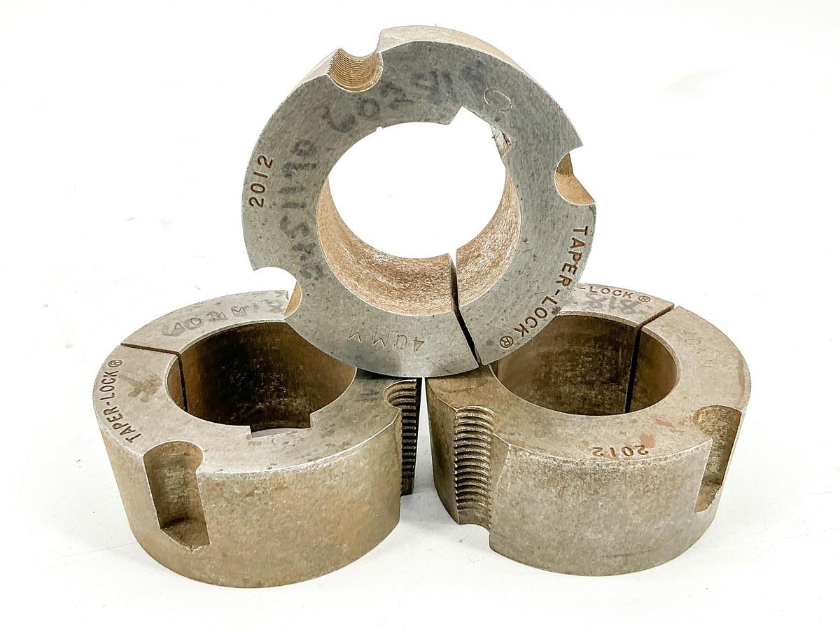 Used Lot of 3 1210X40MM Taper-Lock Bushing 20mm Bore