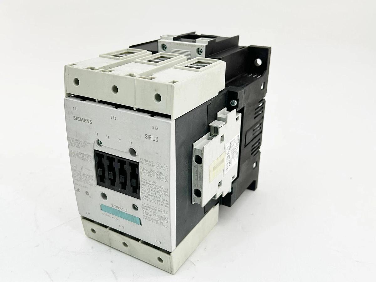 New Siemens 3RT1054-1AP36 Power Contactor 115A 3P 240V 50/60Hz 2NO+2NC