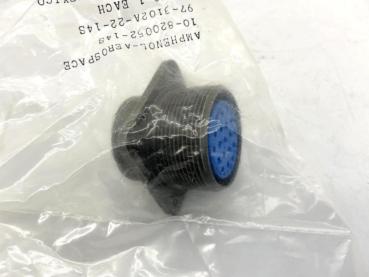 New Amphenol-Aerospace 97-3102A-22-14S Connector Receptacle Male/Female 19-Pin