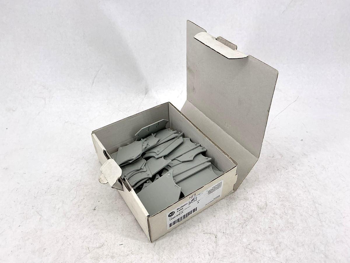 Box of 47 New Allen Bradley Ser A 1492-EBJ3 End Barriers