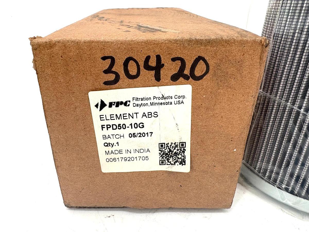 New FPC FPD50-10G Filter Element 10-Micron Microglass