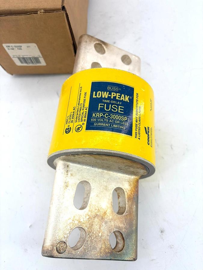New Cooper Bussmann KRP-C-3000SP Low-Peak Fuse 3000A 600VAC
