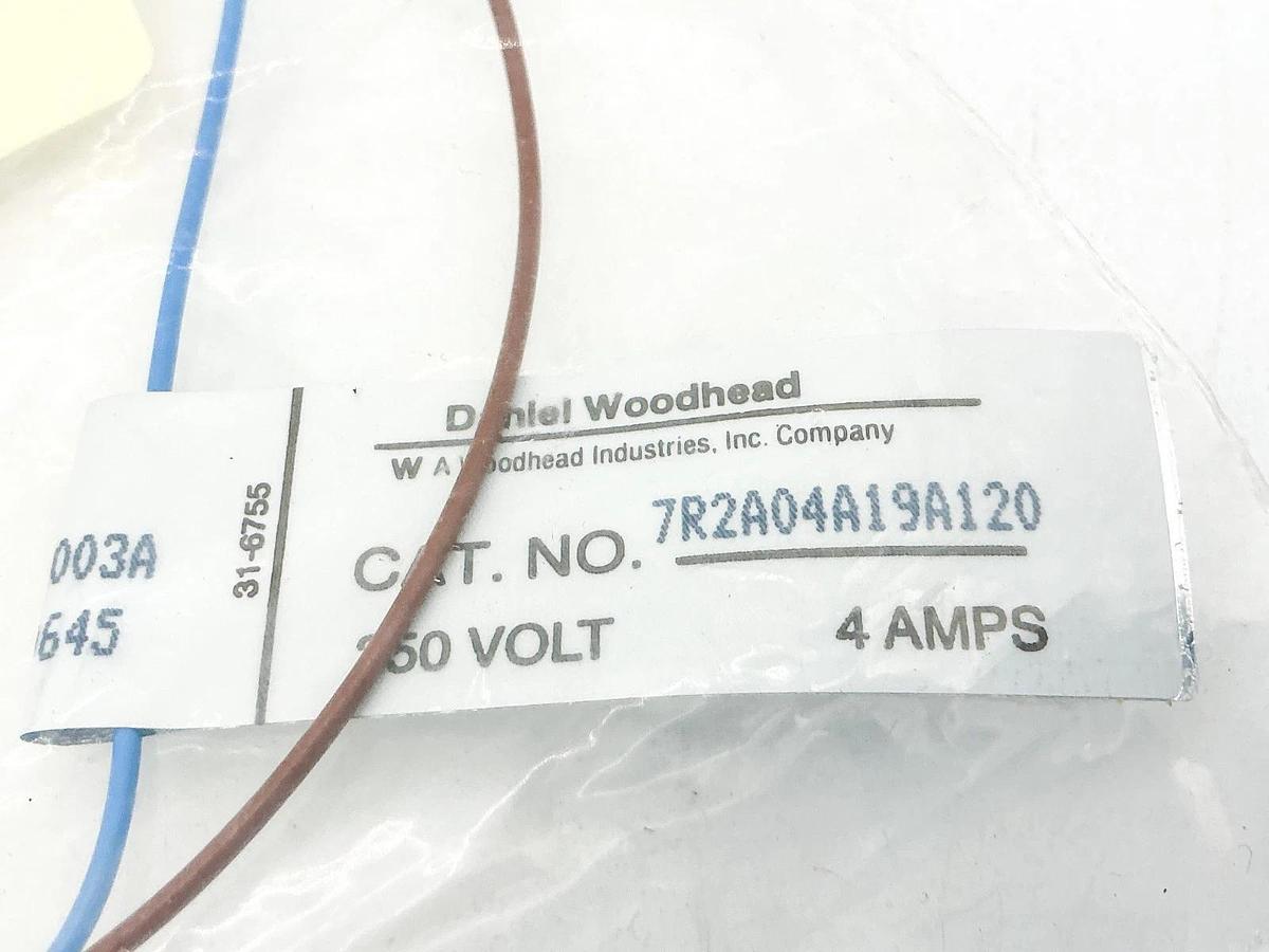 New Lot of 3 Brad Harrison 7R2A04A19A120 Receptacle 2P Female 12" AWG 70006
