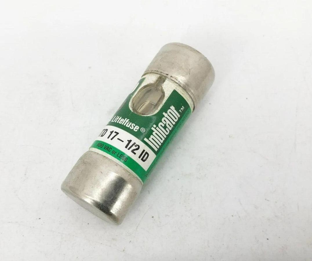New Littelfuse JTD 17-1/2 ID Time Delay Indicator Fuse 17-1/2A 600VAC Class J