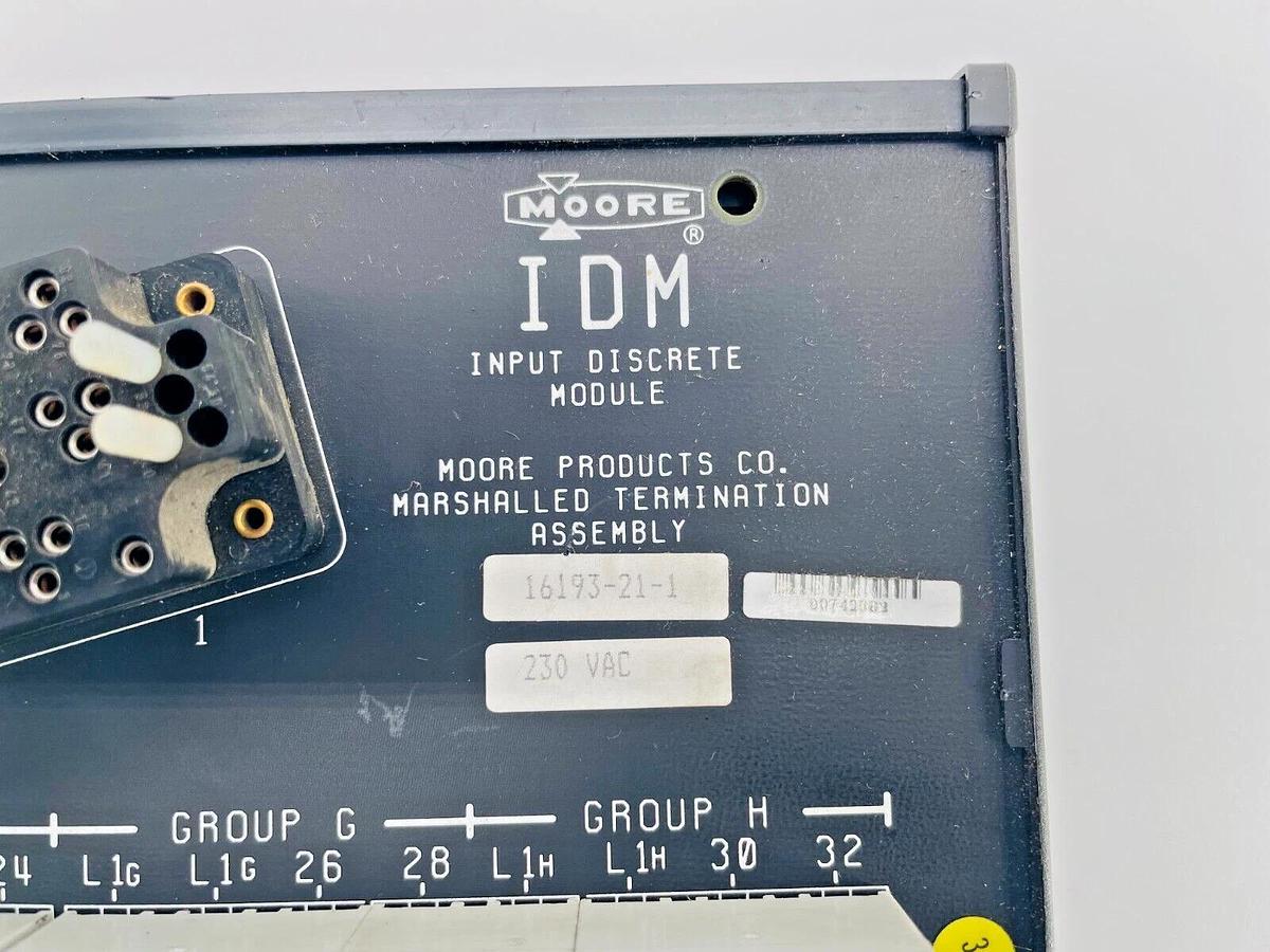 Used Moore 16193-21-1 Input Discrete Module 230VAC00742082