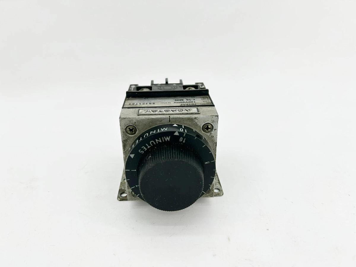 Used Agastat 7012AF Time Delay Relay 1-10min.120V 60Hz