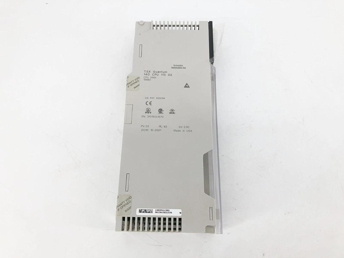 New Schneider Automation 140CPU11302 Modicon Controller Board CPU 256K 1XMB+