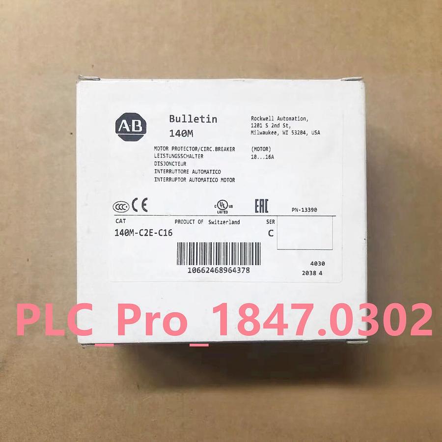 Used Allen Bradley 140M-C2E-B16 Ser. C Motor Circuit Breaker 1-1.6A
