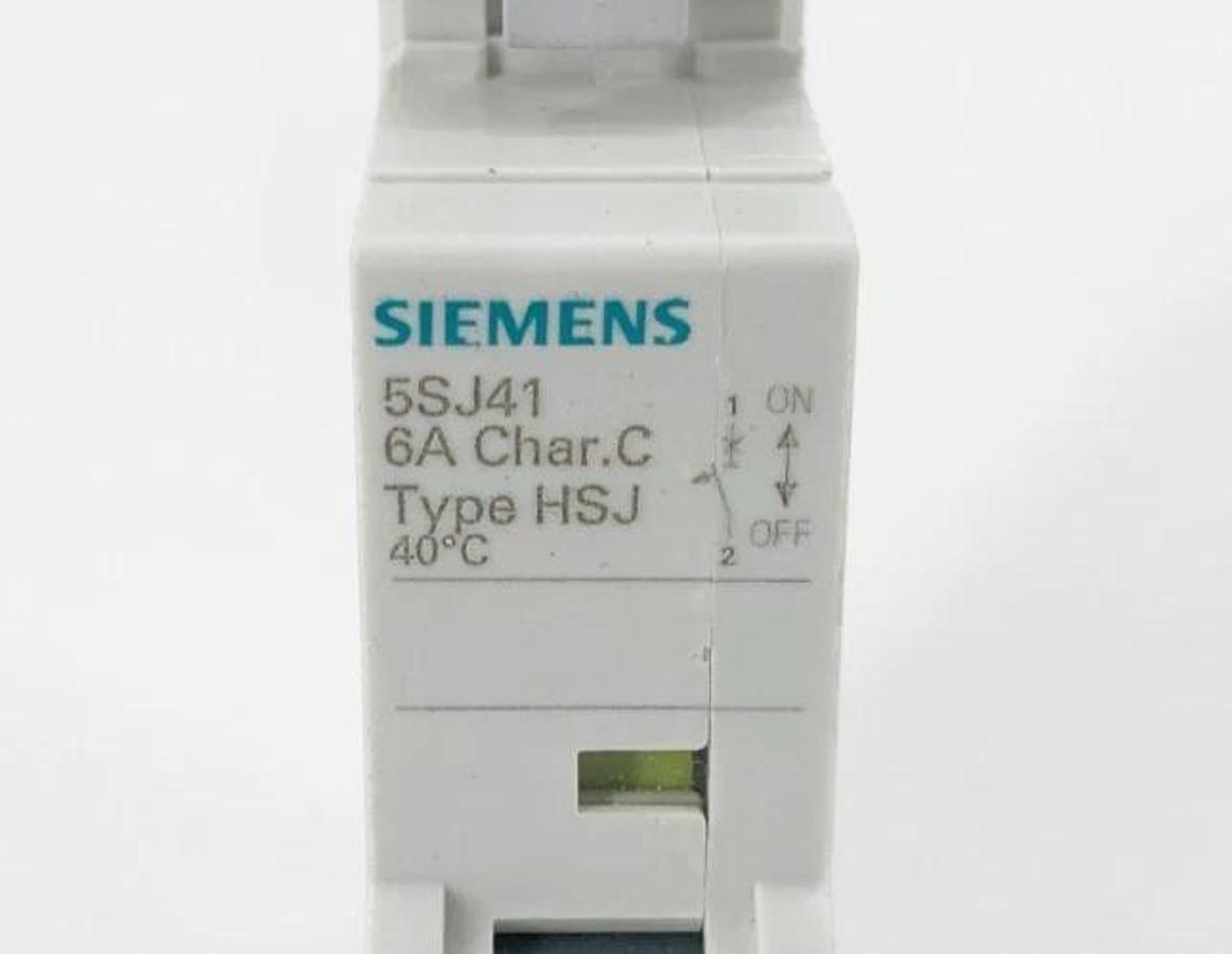 New Siemens 5SJ4 106-7HG41 Miniaure Circuit Breaker 1P 6A 240V