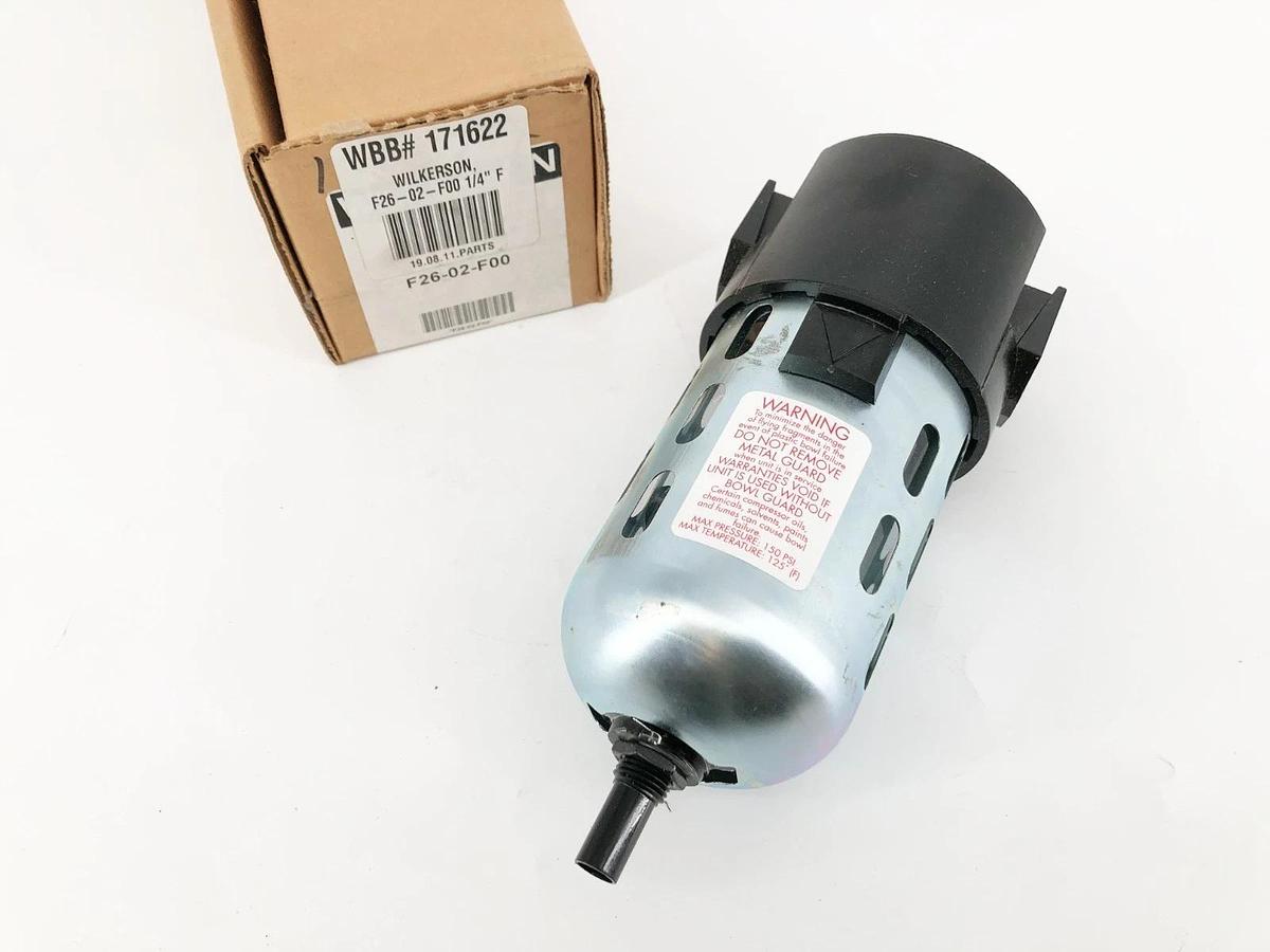 New Wilkerson F26-02-F00 Particulate Filter 1/4" NPT 150psi