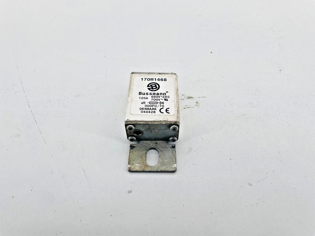 Used Bussmann 170M1468 Square Body Fuse 125A
