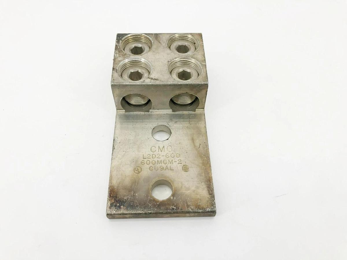 Used CMC L2D2-600 Multi Conductor Aluminum Mechanical Lug 600MCM - 2 AWG