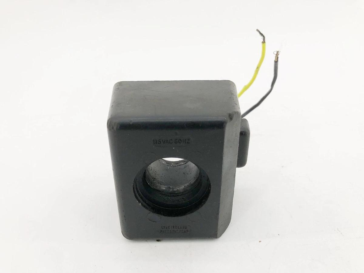 Used GW Lisk Solenoid Valve Coil 115VAC 60Hz 1" ID