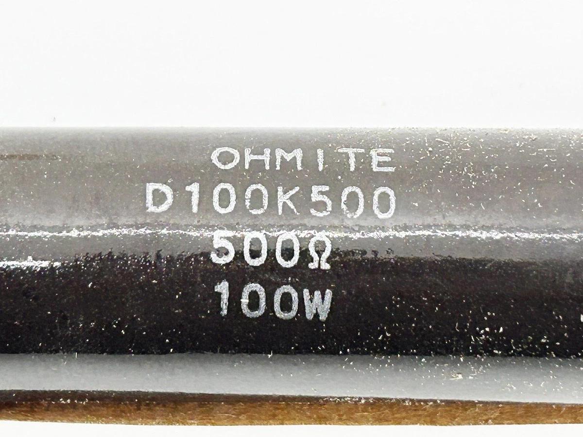 New Lot of 3 Ohmite D100K1K5 Resistor Wirewound 1.5KOHM 100W 10% Resistance