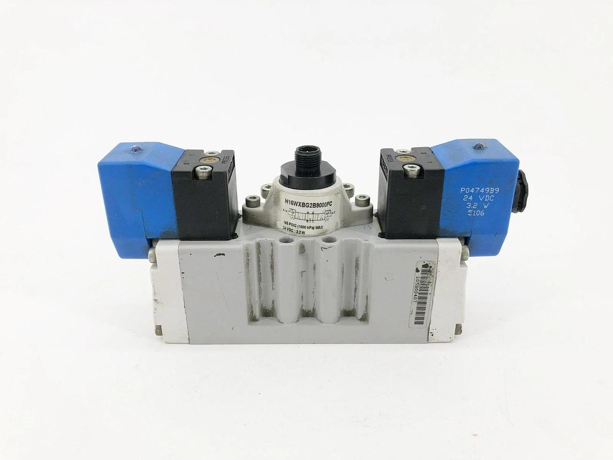 Used Parker H16WXBG2B9000FC Solenoid Valve 24VDC 3.2W
