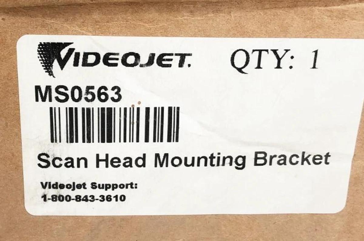New VideoJet MS0563 Scan Head Mounting Bracket Kit (Missing Parts)