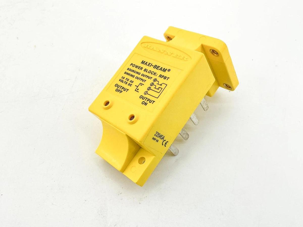 New Banner 25643 Maxi-Beam Power Block 10-30VDC RPBT