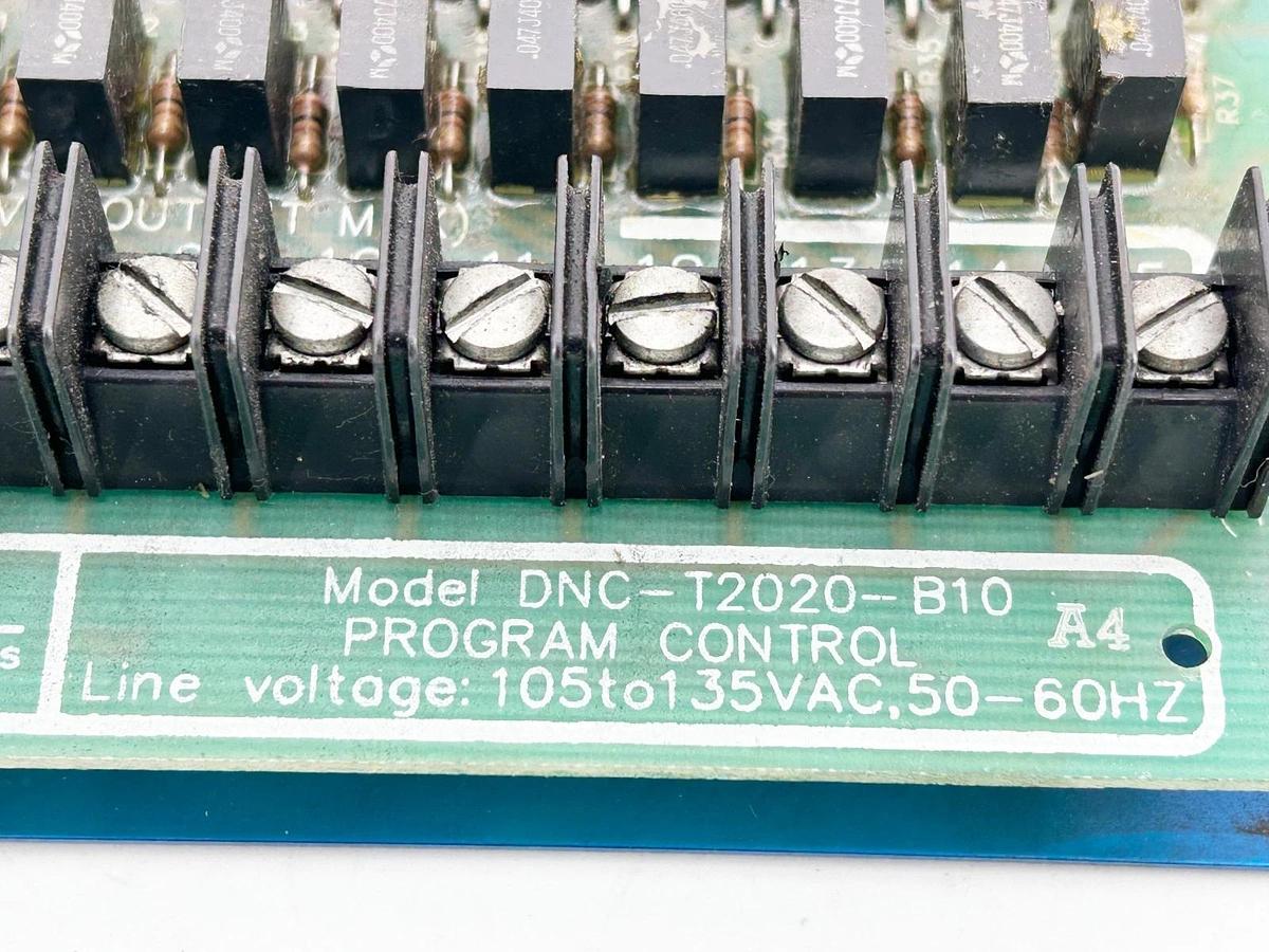 Used National Controls DNC-T2020-B10 Program Control Board 135V 50/60Hz