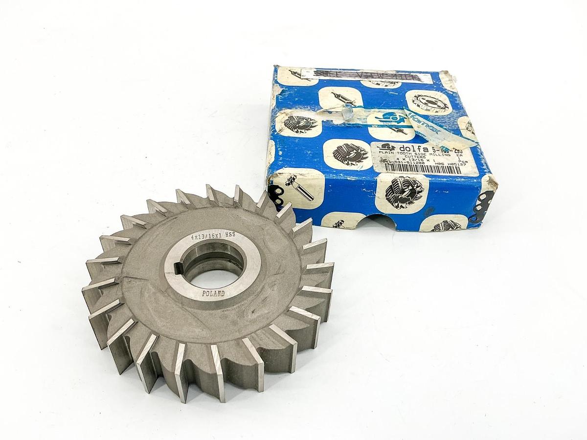 New Dolfamex 5-706-295 Plain Tooth Side Milling Cutter 4X13/16X1