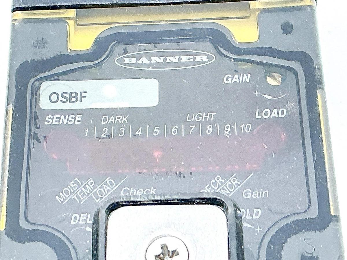 New Banner Engineering OSBF Omni-Beam Photoelectric Sensor Head 27083 - No Box