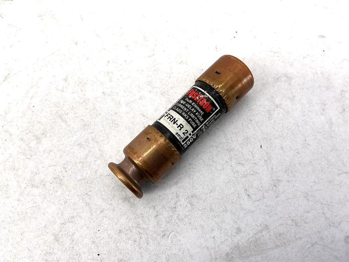 Lot of 4 New Bussmann FRN-R-2 Dual-Element Time-Delay Class RK5 Fuse 2A 250V