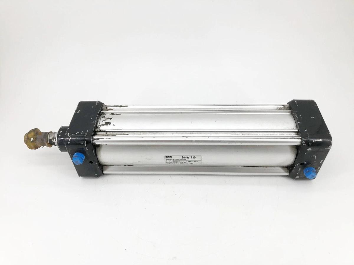 Used Parker P1D4S080MC0250NNNN Cylinder Aluminum Piston 80mm 10 bar