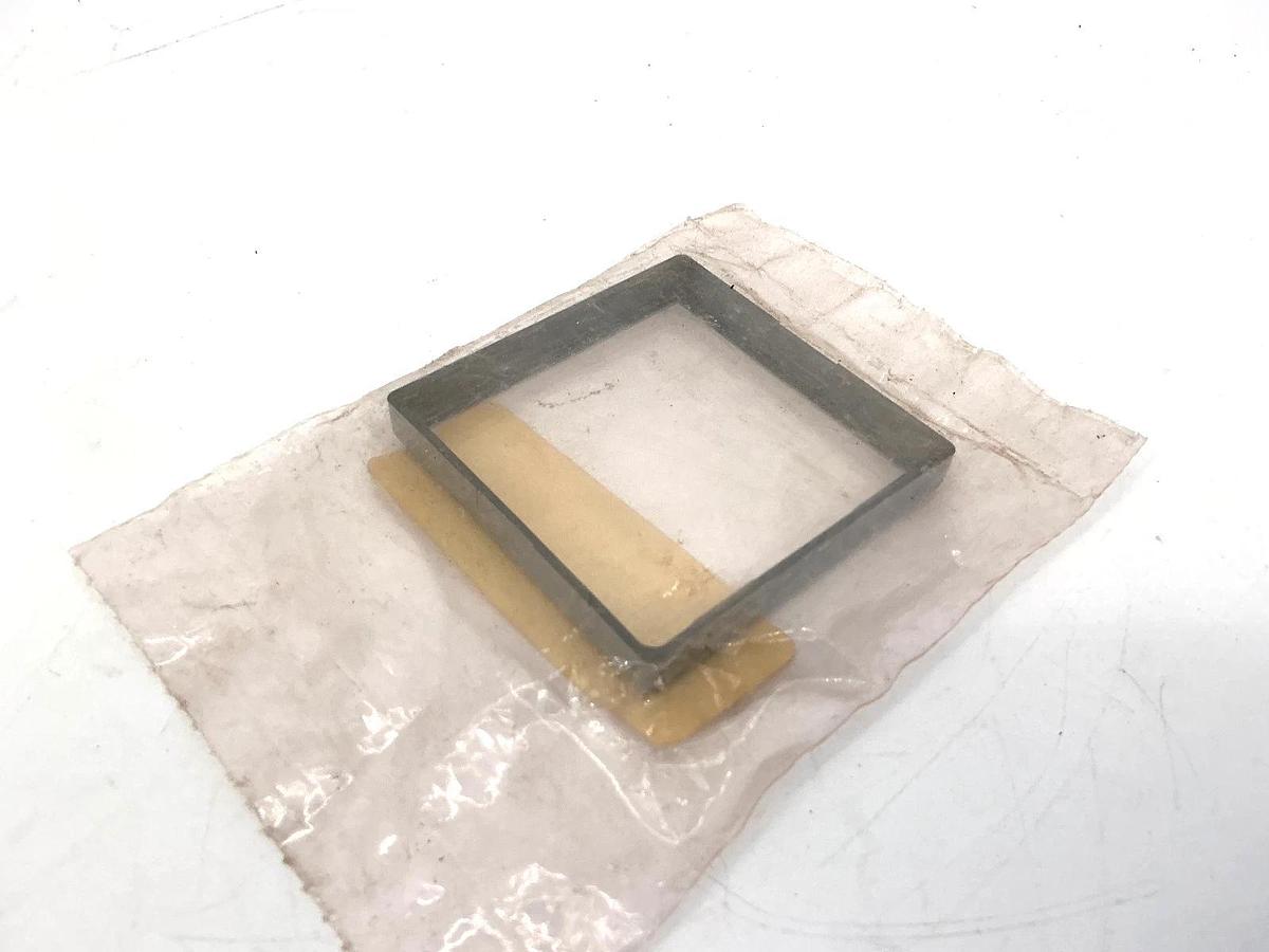 Lot of 2 New Micro Switch Cover Plate Gray / Clear Square