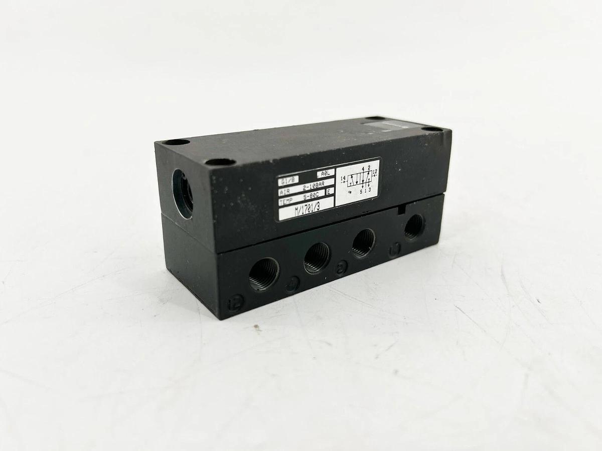 New Norgren M/1701/3 Piston Valve G1/8 5/2 A0L 10BAR 80C
