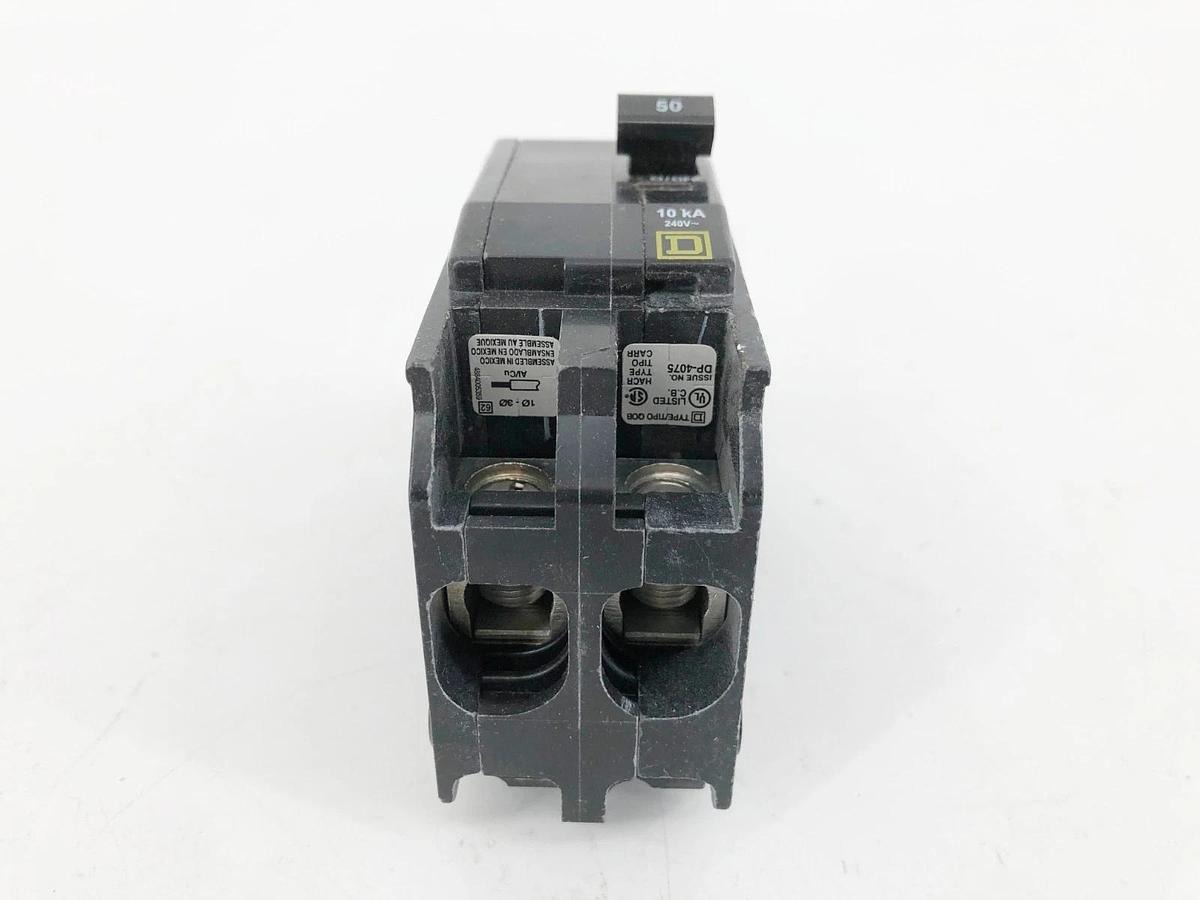 New Square D QOB250H Circuit Breaker 50A 240V 50/60Hz 2 Pole