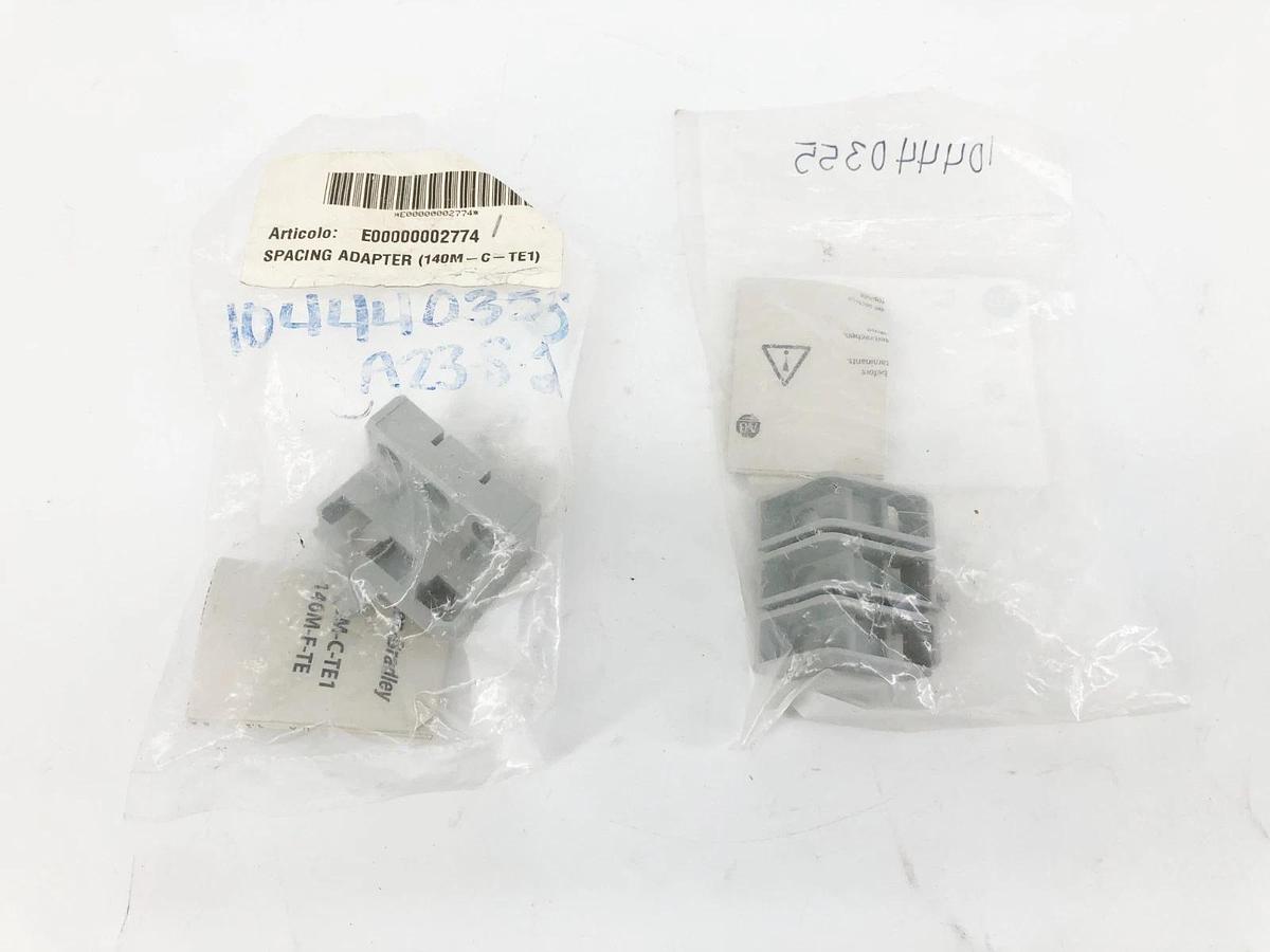 Lot of 2 New Allen Bradley 140M-C-TE1 Ser. A Spacing Adapters