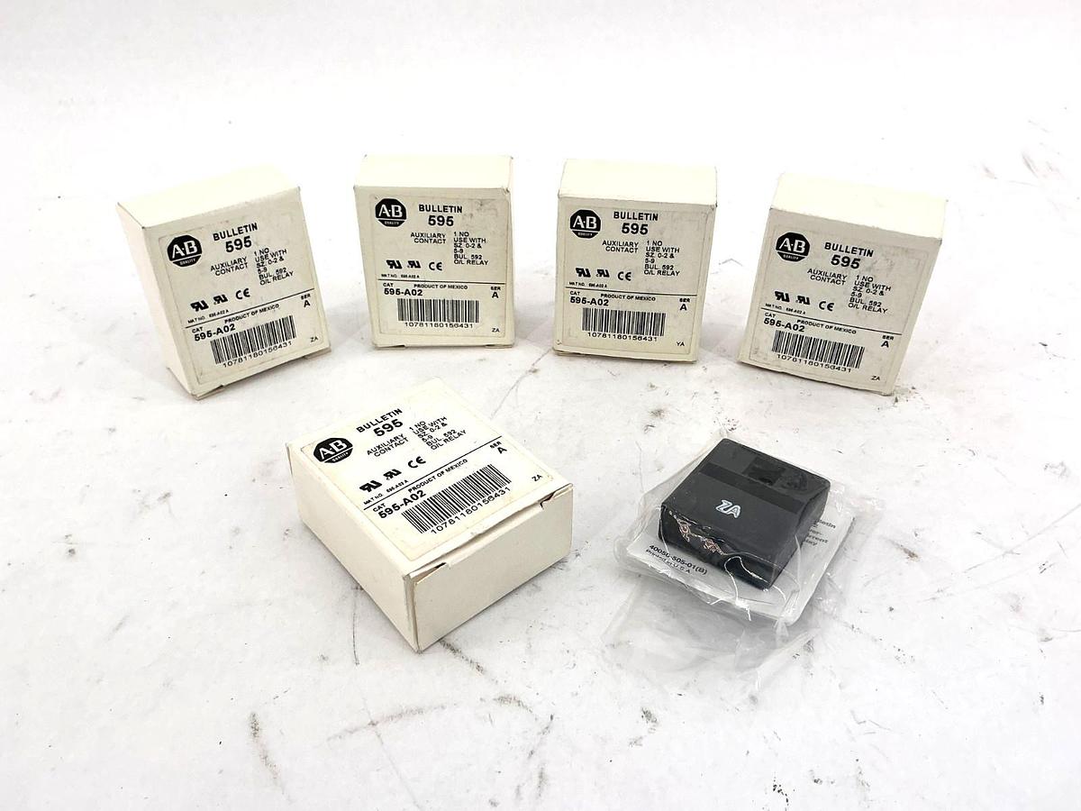 New Lot of 3 Allen Bradley 800F-X01L Contact Block 690V 4KV 10A Ser.A - No Box