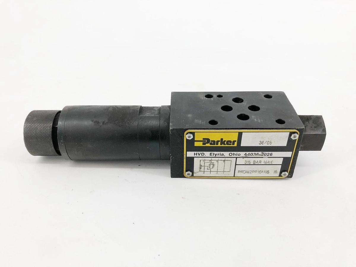 Used Parker PRDM2PP16KNS-16 Hydraulic Valve 315 bar