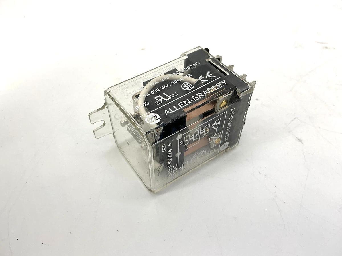 Used Lot of 2 Allen Bradley 700-HHF62Z24 Ser A Control Relay Type H 8-Pin 25A 24VDC