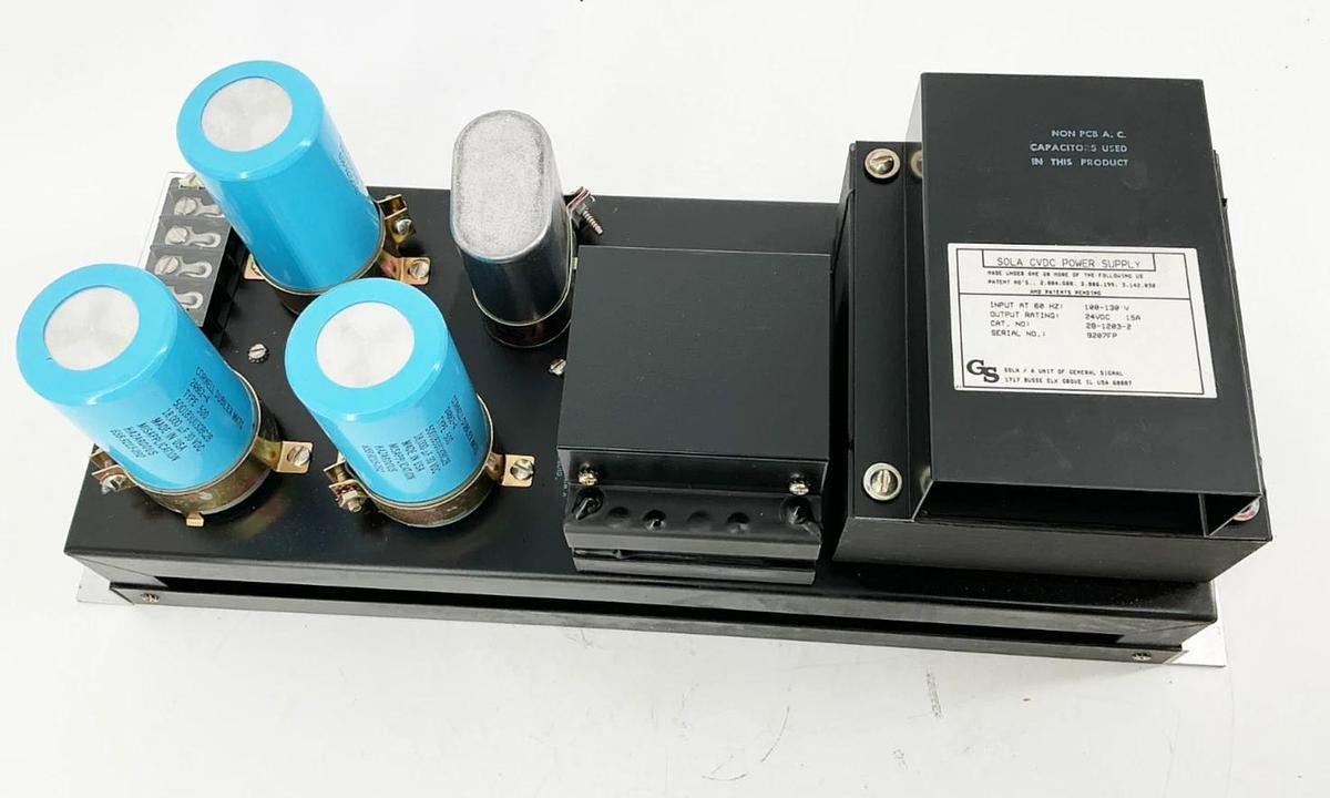 New Sola 28-1203-2 CVDC Power Supply 100-130V 24VDC 15A - No Box
