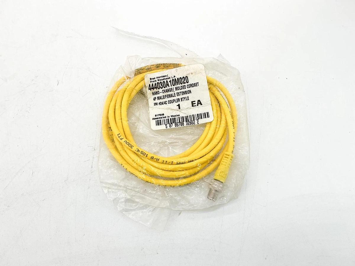 New Brad Harrison 444030A10M020 Cordset 4P Male/Female Extension