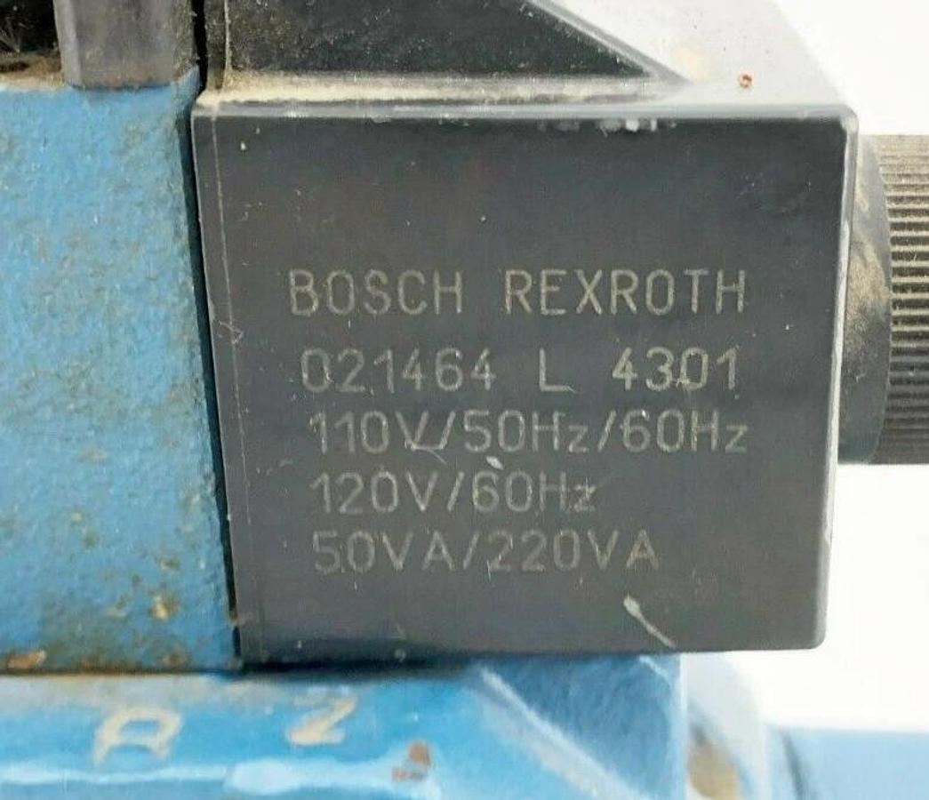 Used Mannesmann Rexroth H-4WEH22E74/6EW110-N9ETDA/10 Directional Control Valve