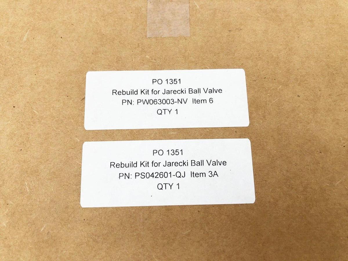 New Jarecki Valves SKMK4011L75 Rebuild Kit For MK4011L75