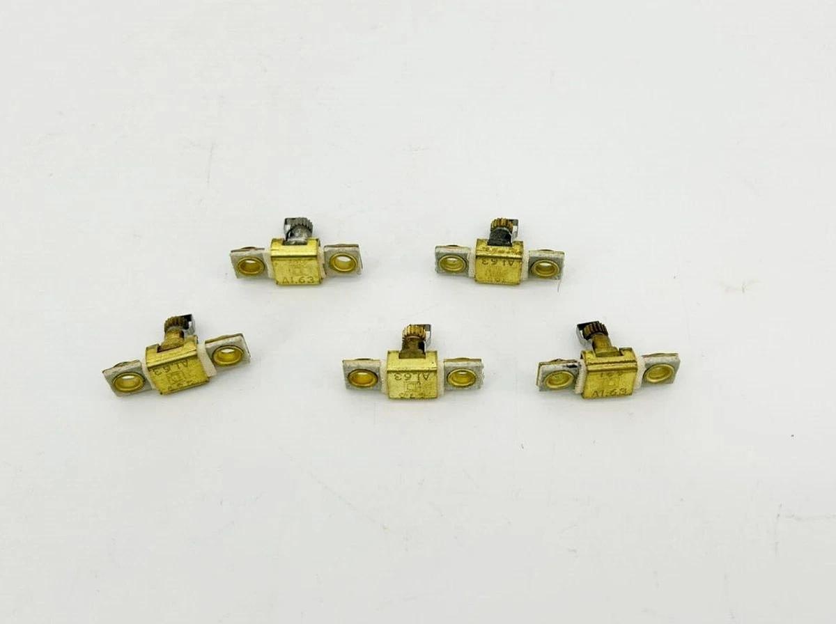 Lot of 5 New Square D A1.63 Heater Overload Relays - No Hardware