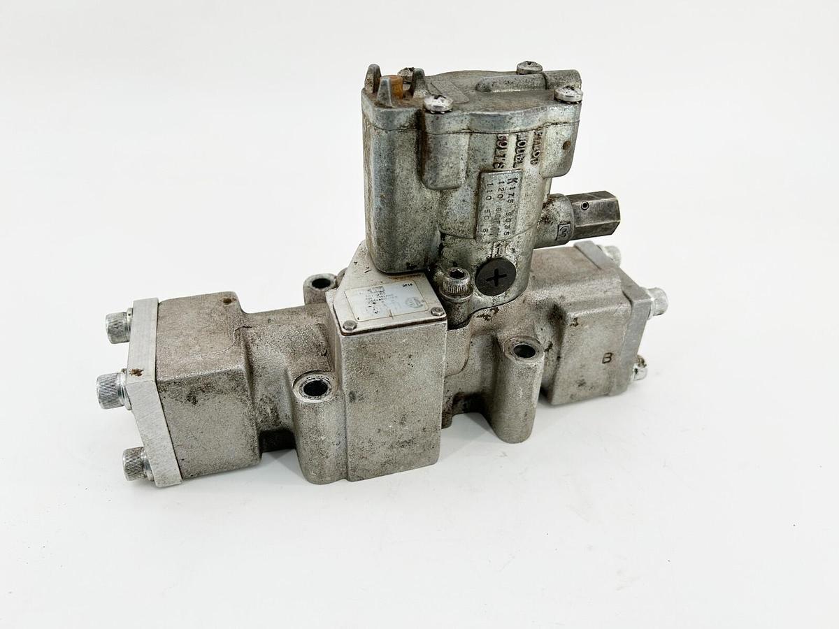 Used Parker L6455910253 Solenoid Valve 120V 50/60Hz