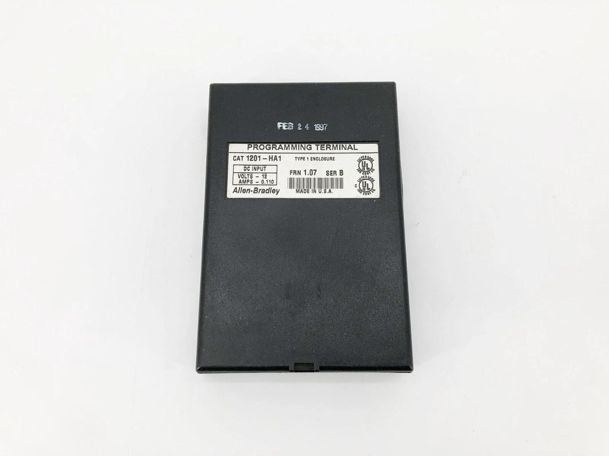 New Allen Bradley 1201-HA1 Ser. B Programming Terminal 12VDC 0.110A