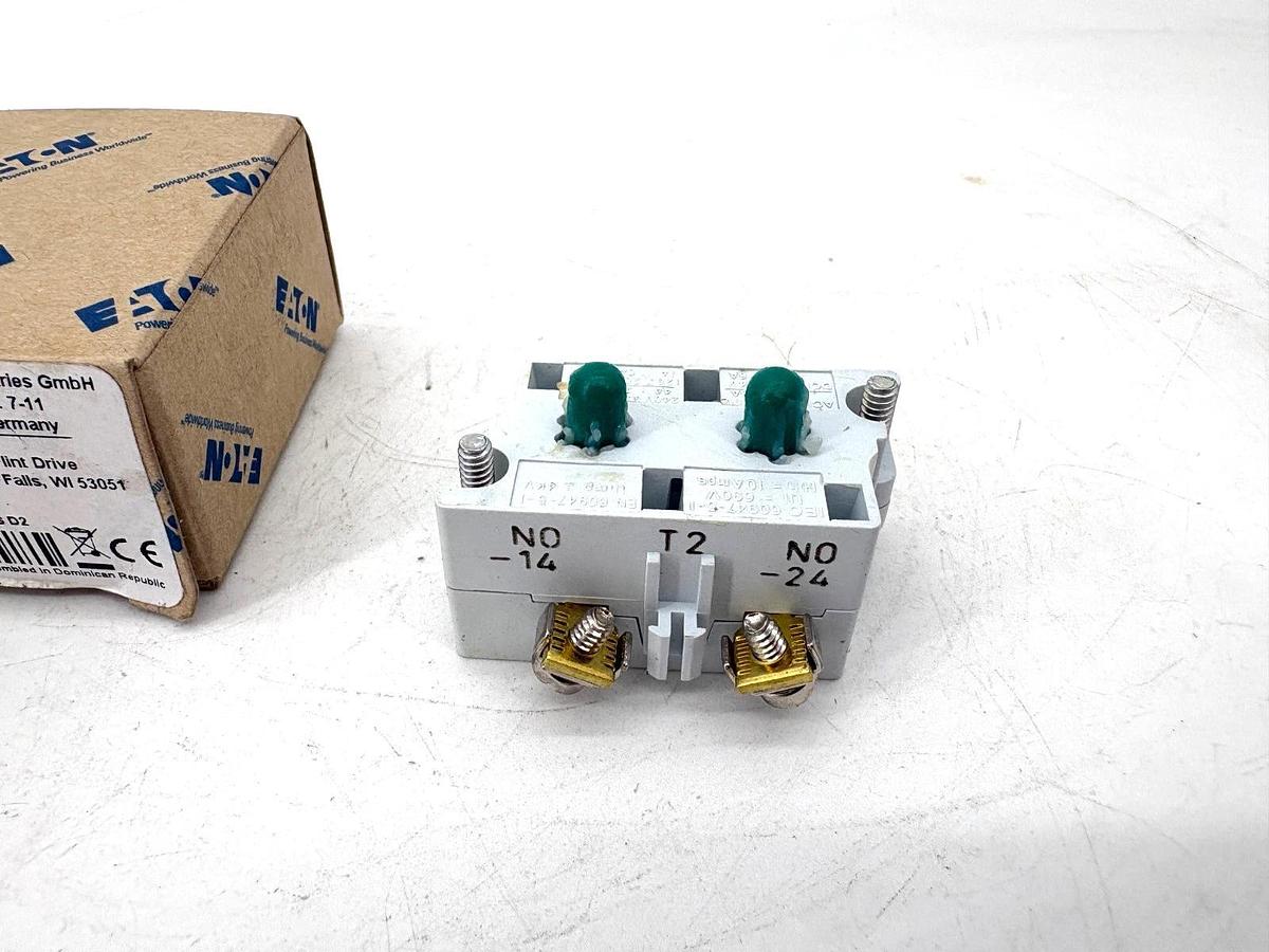 New Eaton 10250T2 Standard Contact Block 2NO