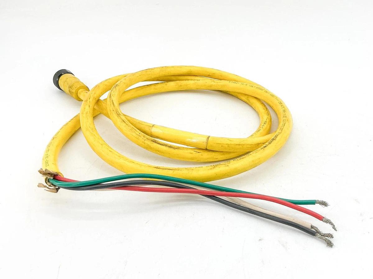 Used Allen Bradley 889N-F4AFC-6F QD Cordset 4Pin Mini Straight 6' Ser.B