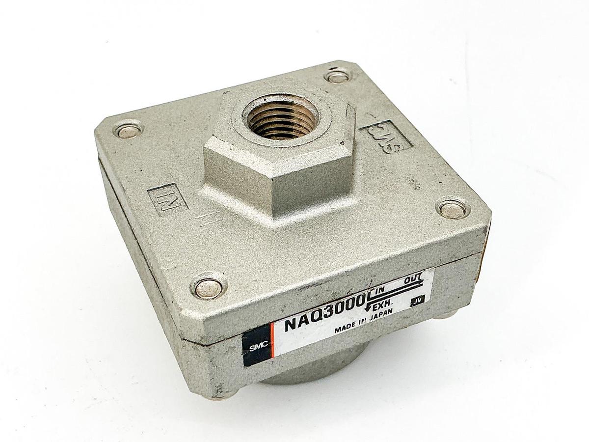 New SMC NAQ3000-N02 Quick Exhaust Valve 1/4" - No Box