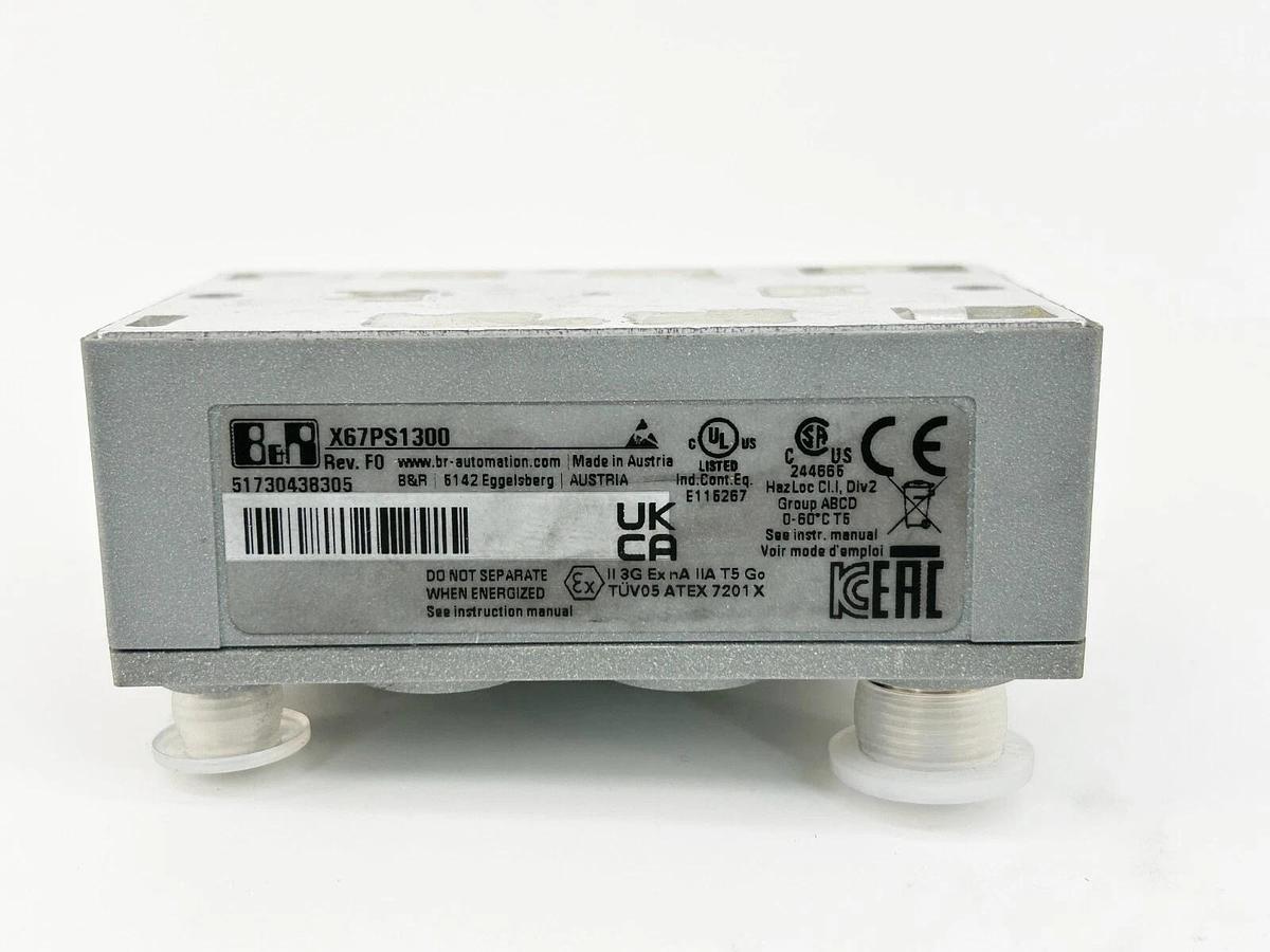 New B&R X67PS1300 Link Supply 15W 24VDC X67 System Short Circuit Protection