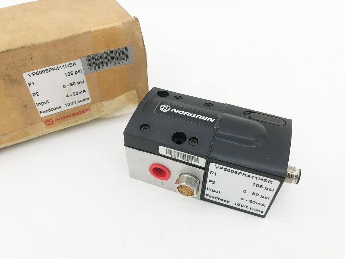 New Norgren VP5006PK411HSK Proportional Pressure Control Valve 1/4"NPT