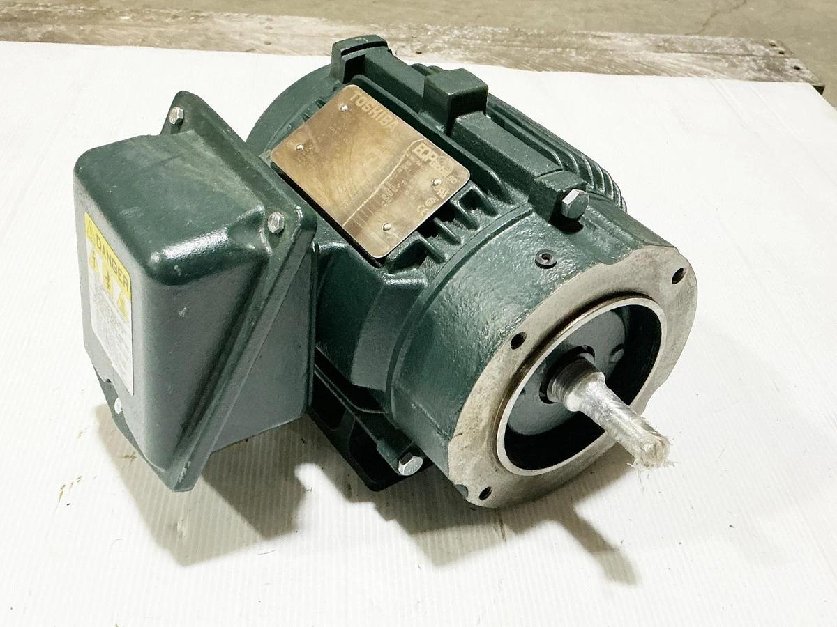 New Toshiba 1/24FNSC32H-P Electric Motor .5HP 575V 3PH 1765RPM