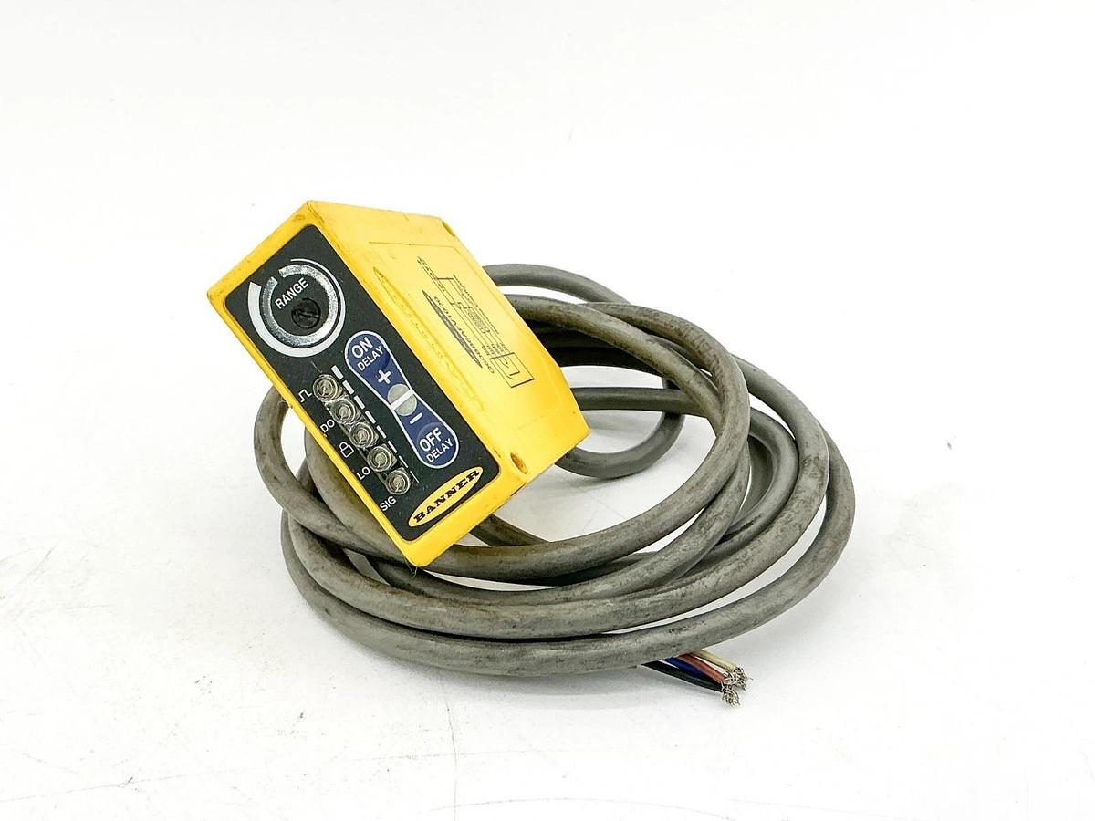 Used Banner Engineering Q60BB6AFV1000 Photoelectric Sensor 10-30VDC 0339A