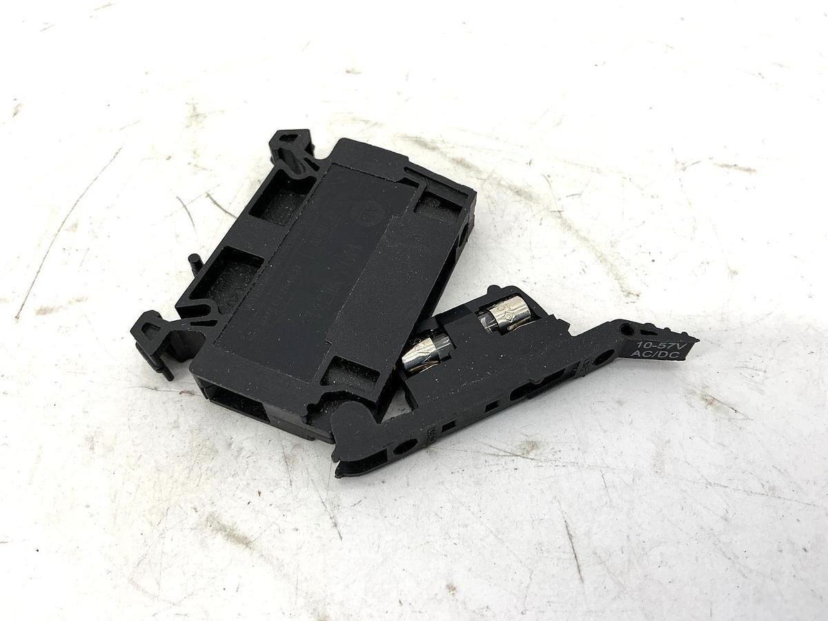 Used Lot of 3 Allen Bradley 1492-WFB424 Fuse Holding Terminal Block 300V 10-57VAC/VDC